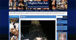 Desktop Screenshot of mightyfineass.com